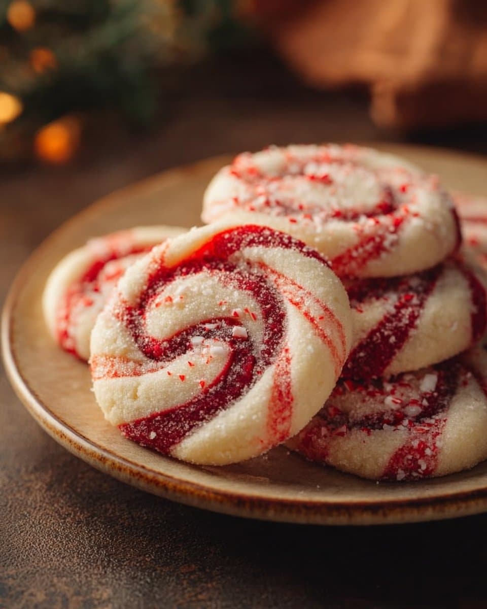 Peppermint Swirl Cookies
