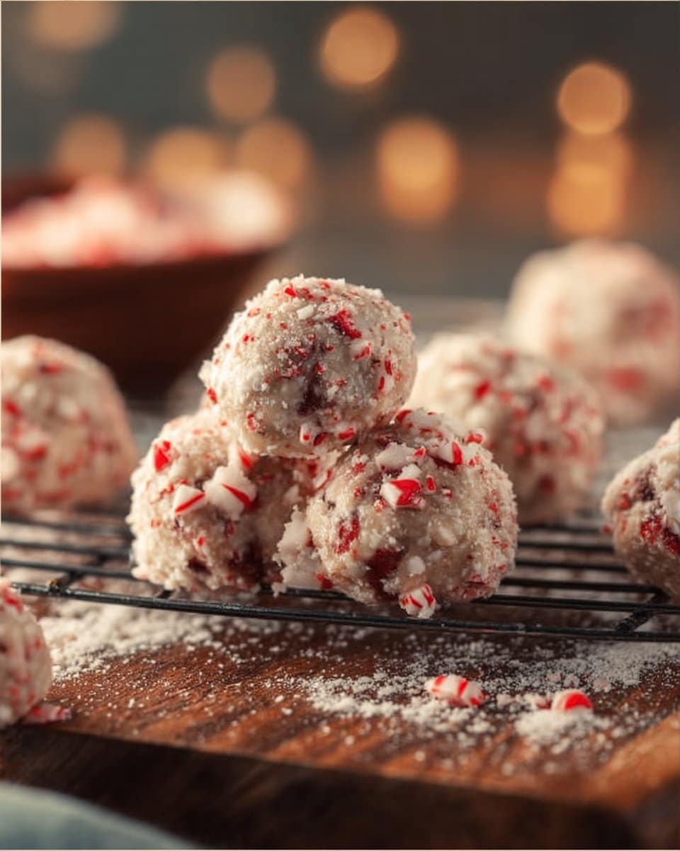 Peppermint Crunch Balls