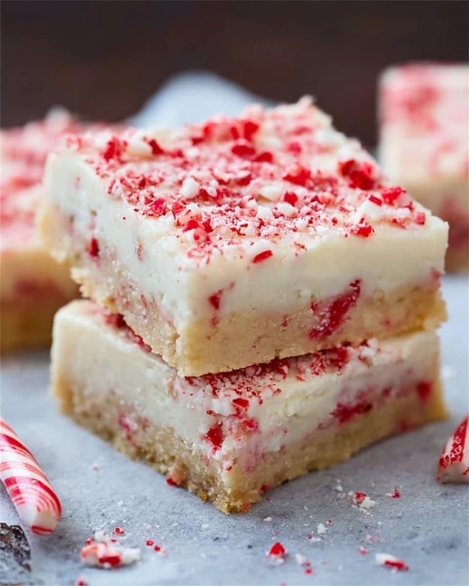 Peppermint Sugar Cookie Bars