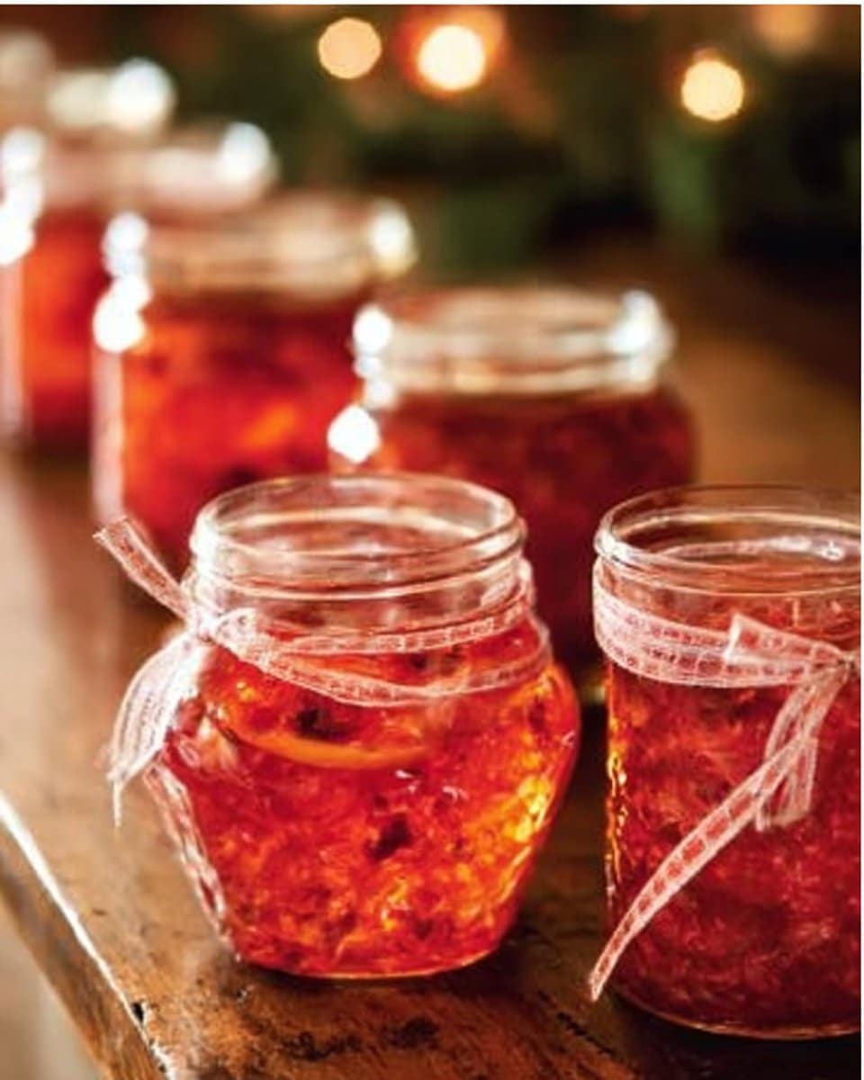 Orange Cranberry Christmas Marmalade