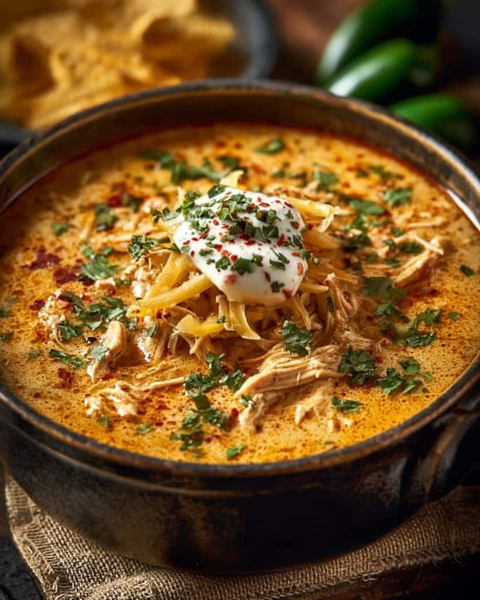 Creamy Chicken Enchilada Soup