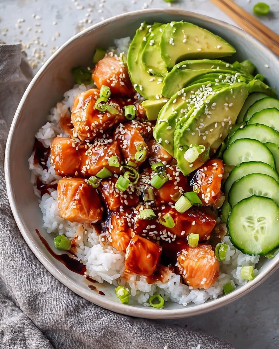 Honey Sriracha Salmon Bowls: A Sweet and Spicy Delight