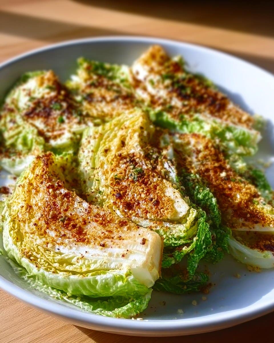 Air Fryer Cabbage Wedges