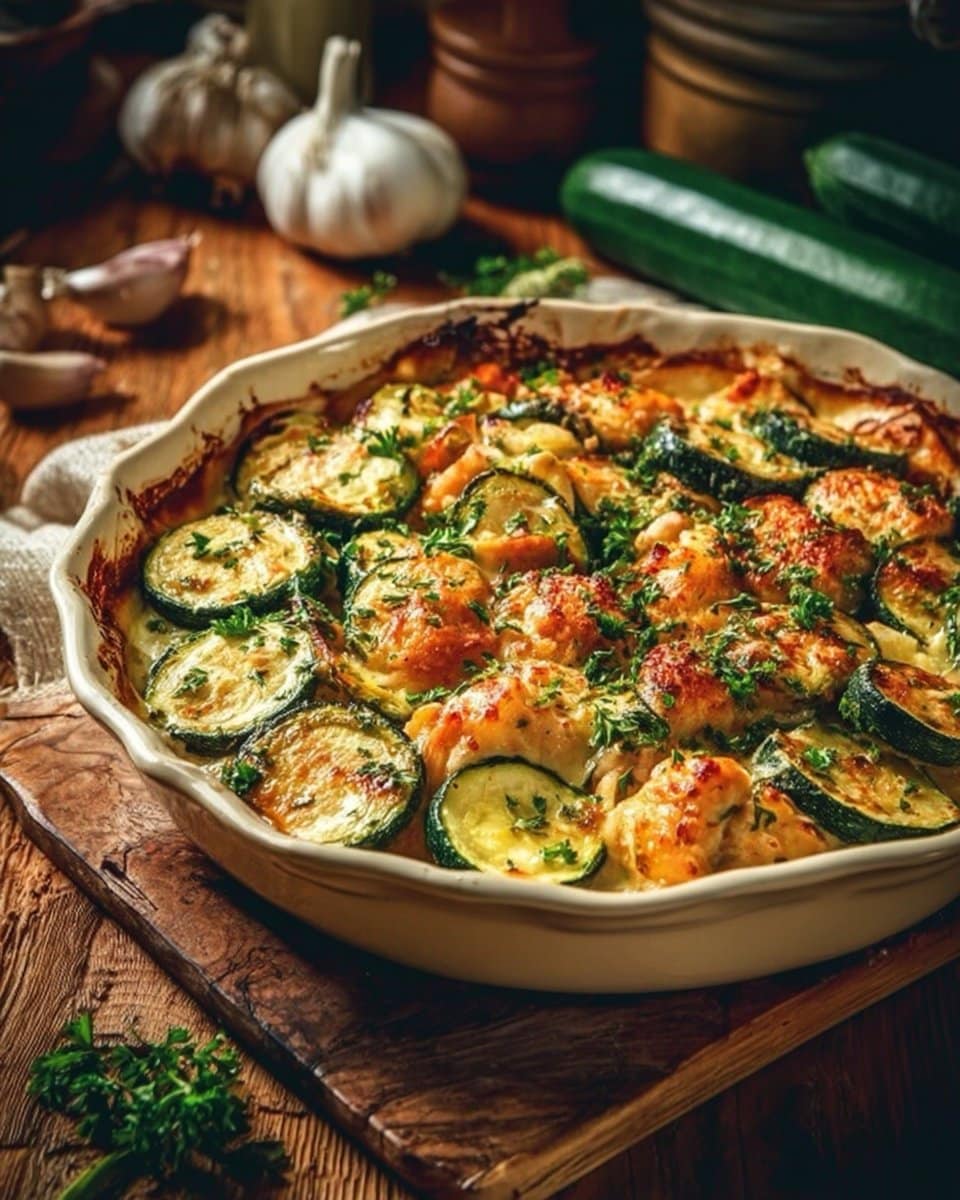 Easy Chicken Zucchini Bake