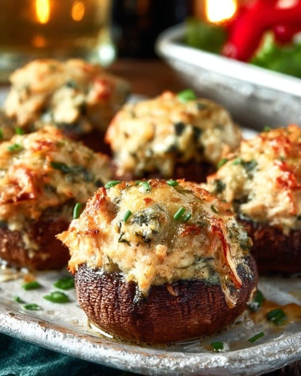 Crab Stuffed Mushrooms
