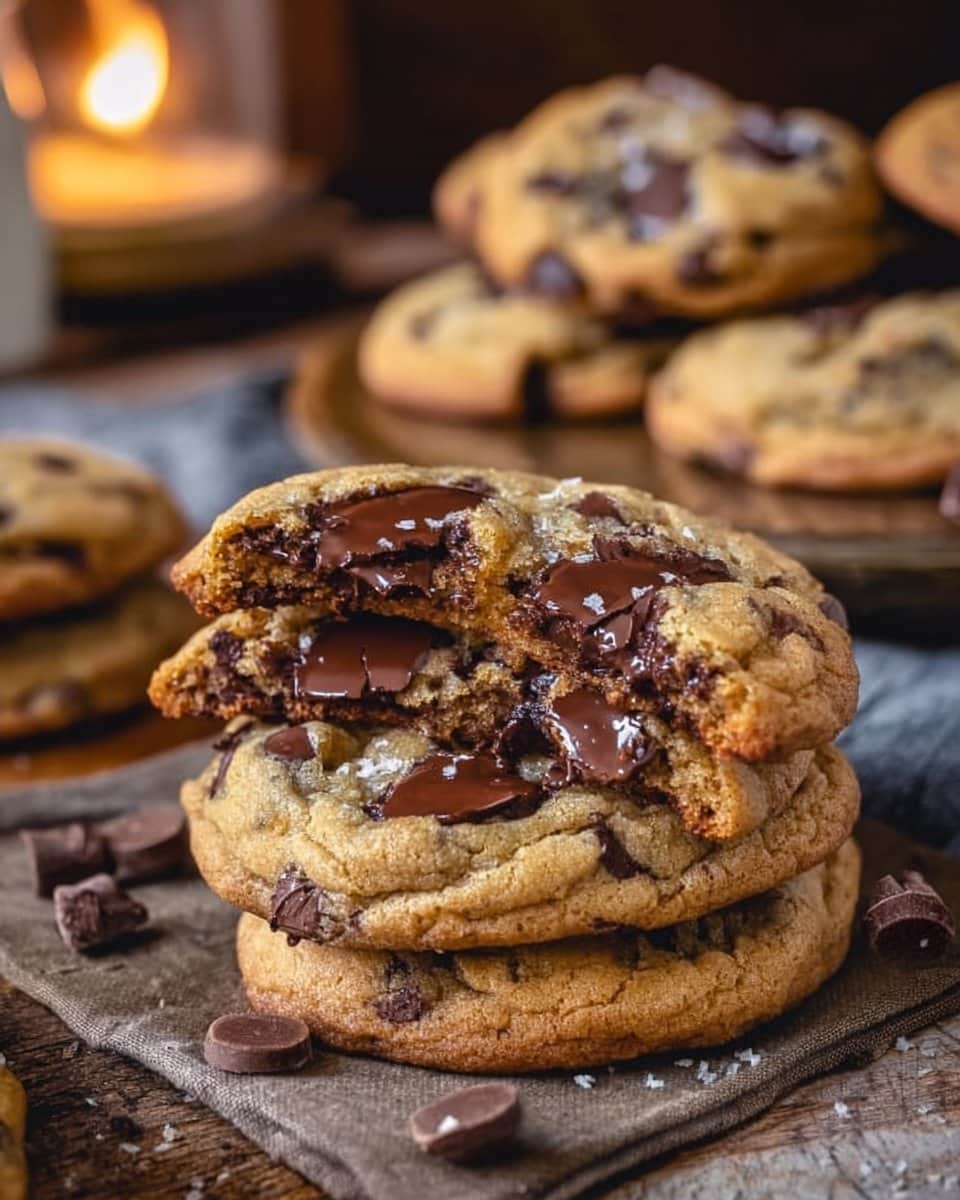 Ultra Thick Bakery Style Chocolate Chip Cookies – Crispy Edges, Gooey Centers, and Loaded with Chocolate!