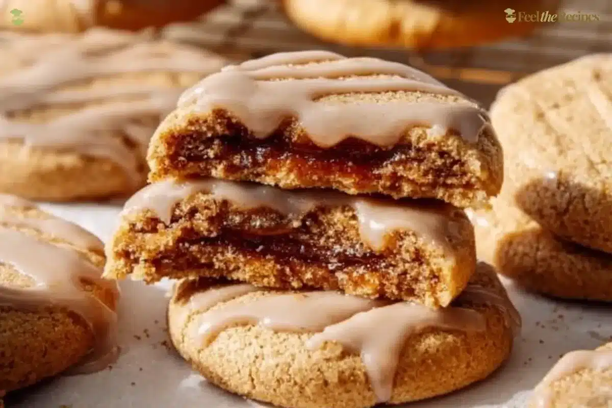 Delicious brown sugar pop tart cookies displaying their sweet and crispy texture.
