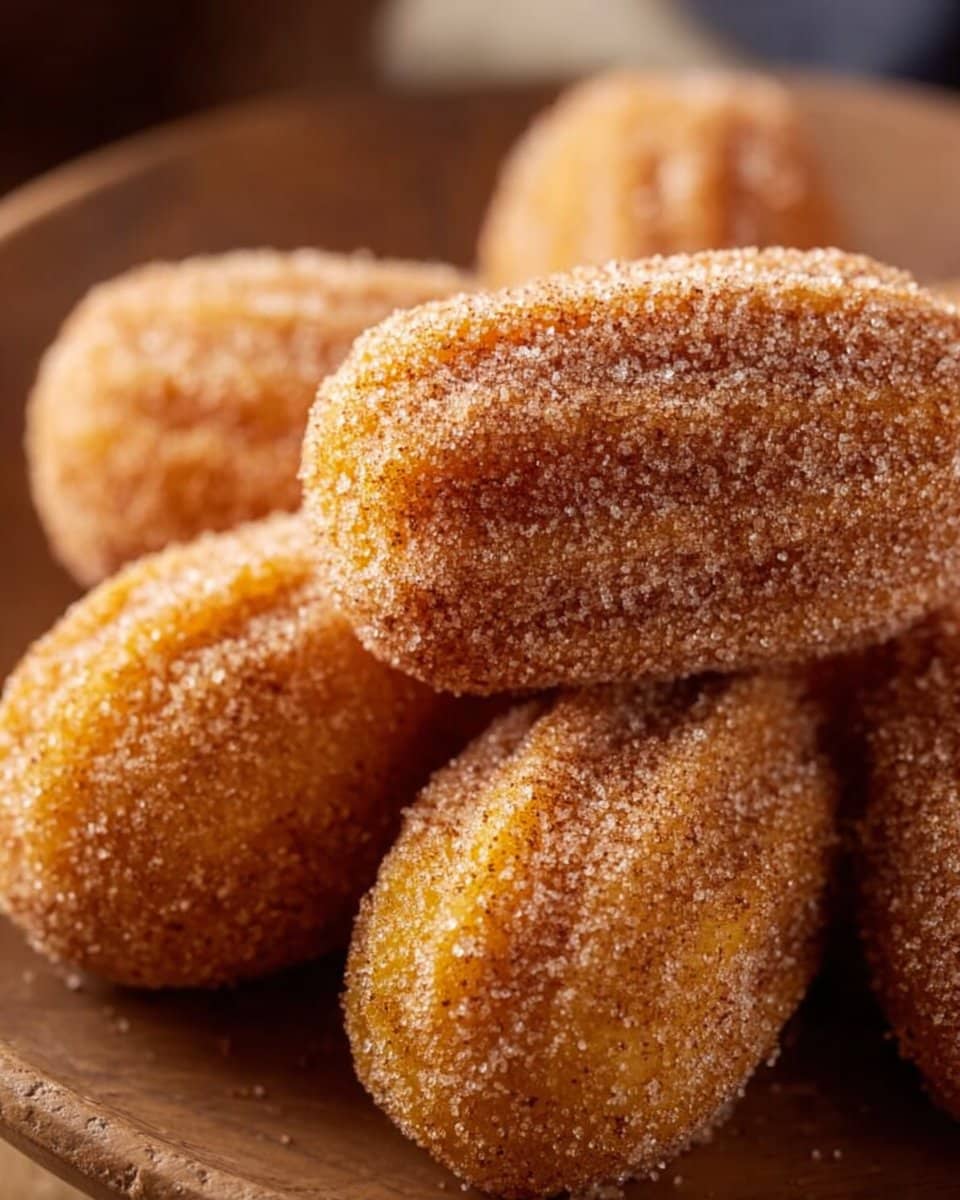 Healthy Baked Churro Bites