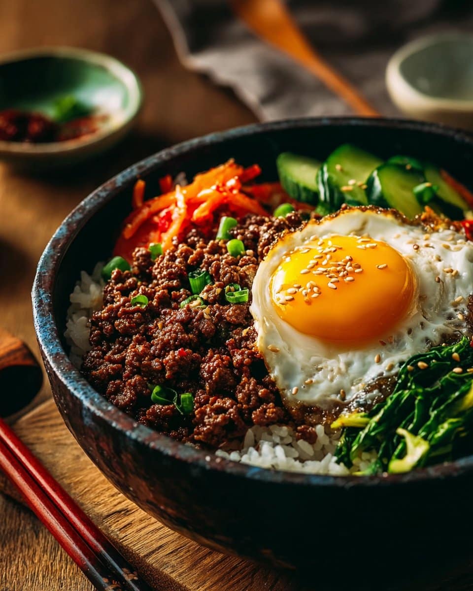 Korean Ground Beef Bowl