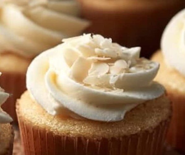 White Almond Cupcakes