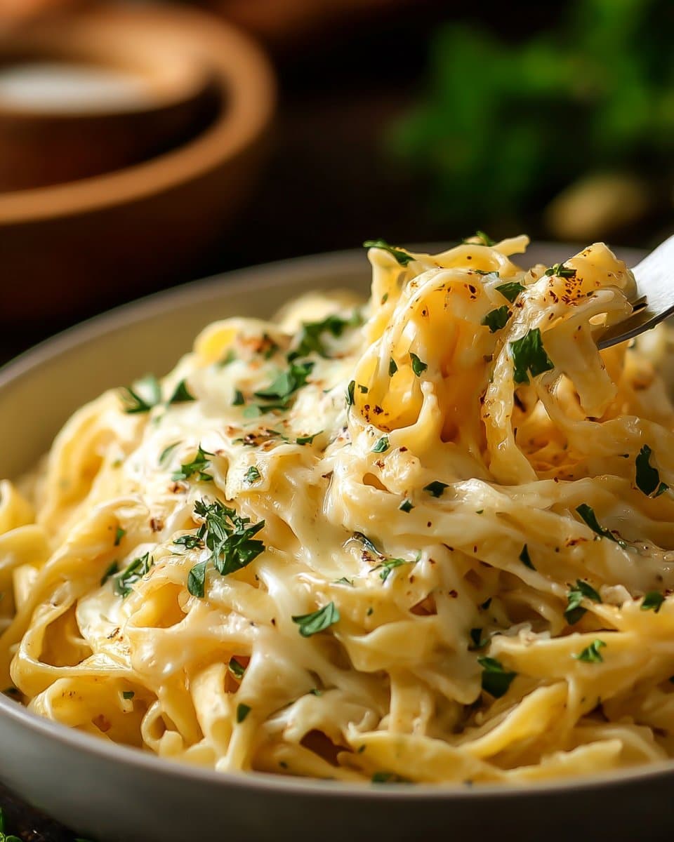 Cheesy Garlic Parmesan Spaghetti