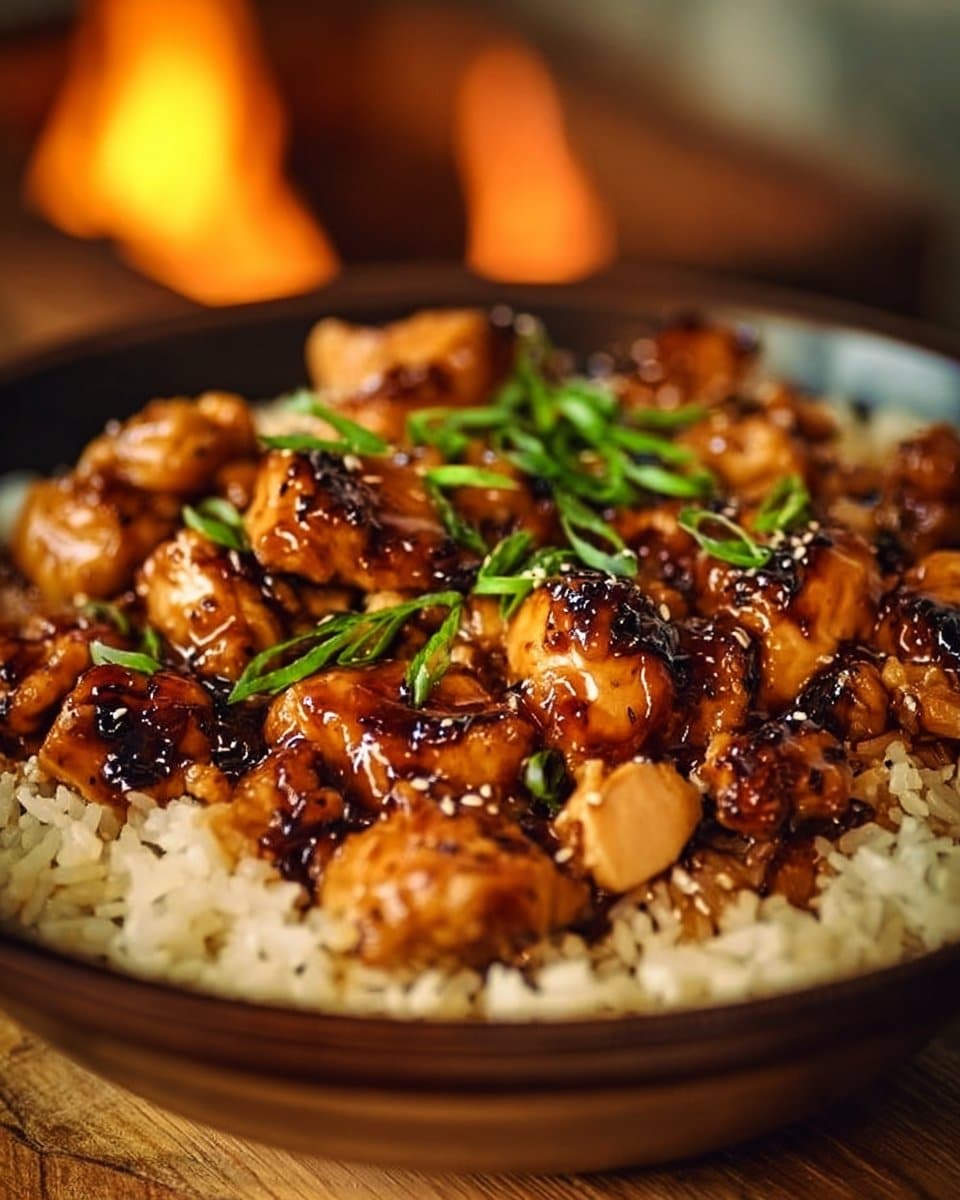 Honey BBQ Chicken Rice