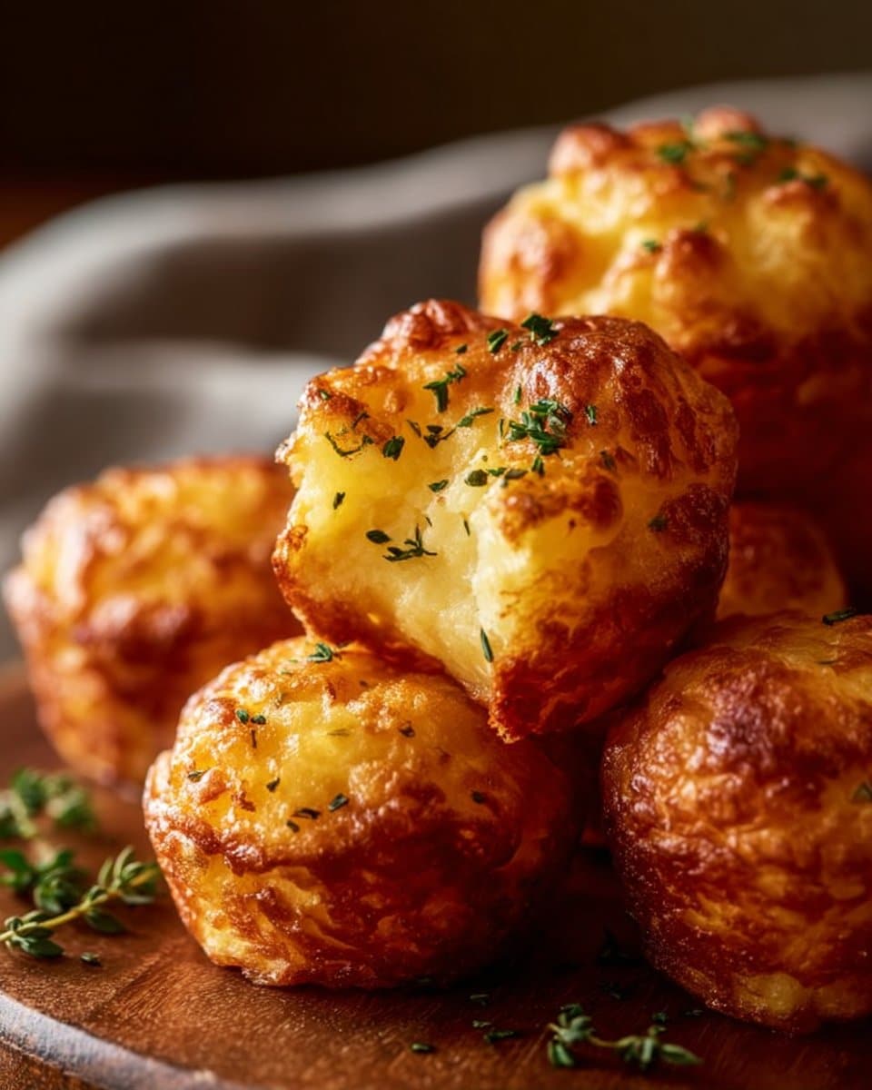 Crispy Mashed Potato Cheese Puffs