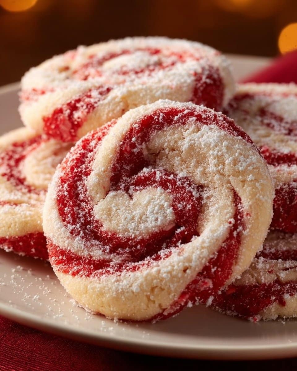Peppermint Swirl Cookies