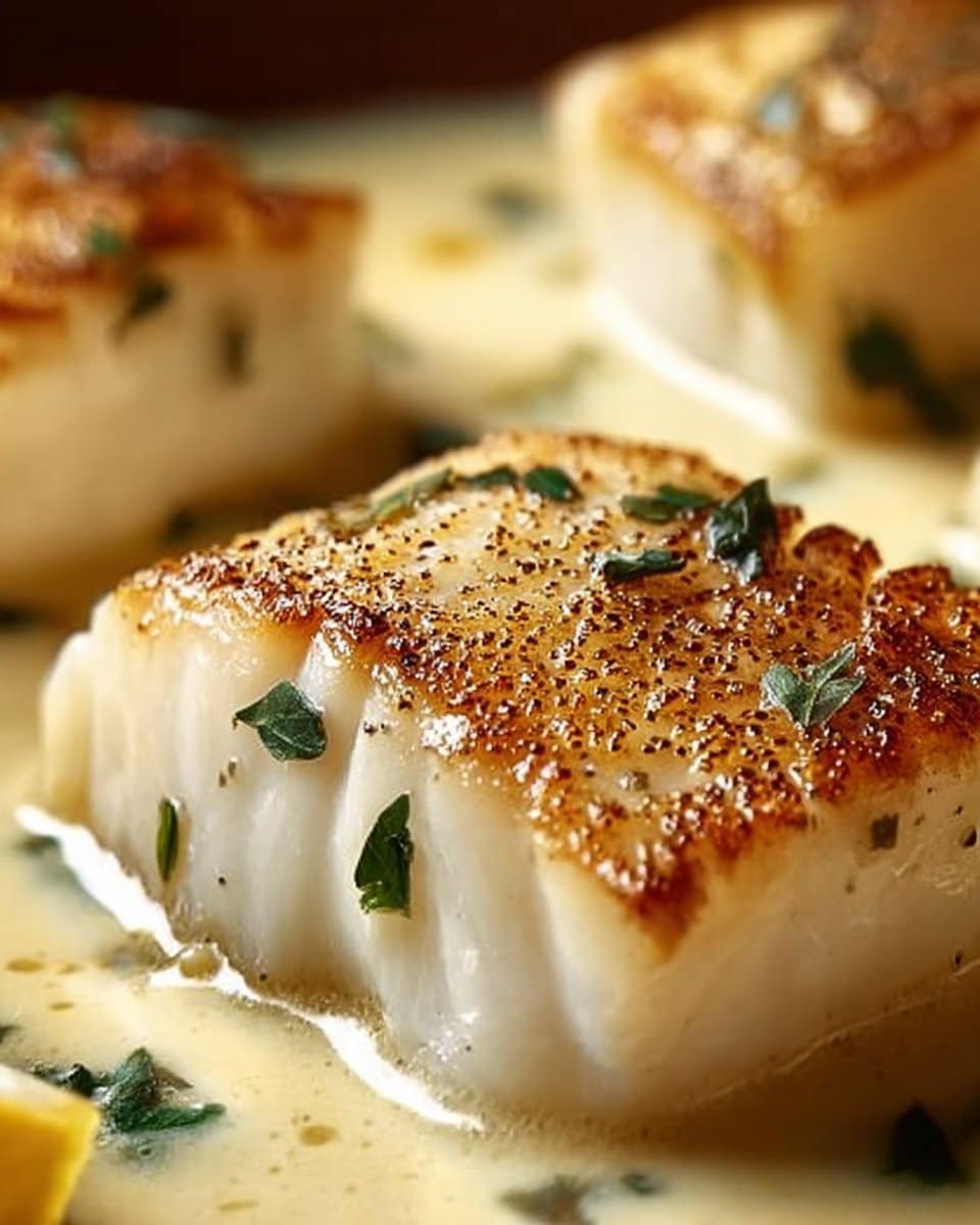 Baked Cod in Coconut Lemon Cream Sauce for Busy Weeknights