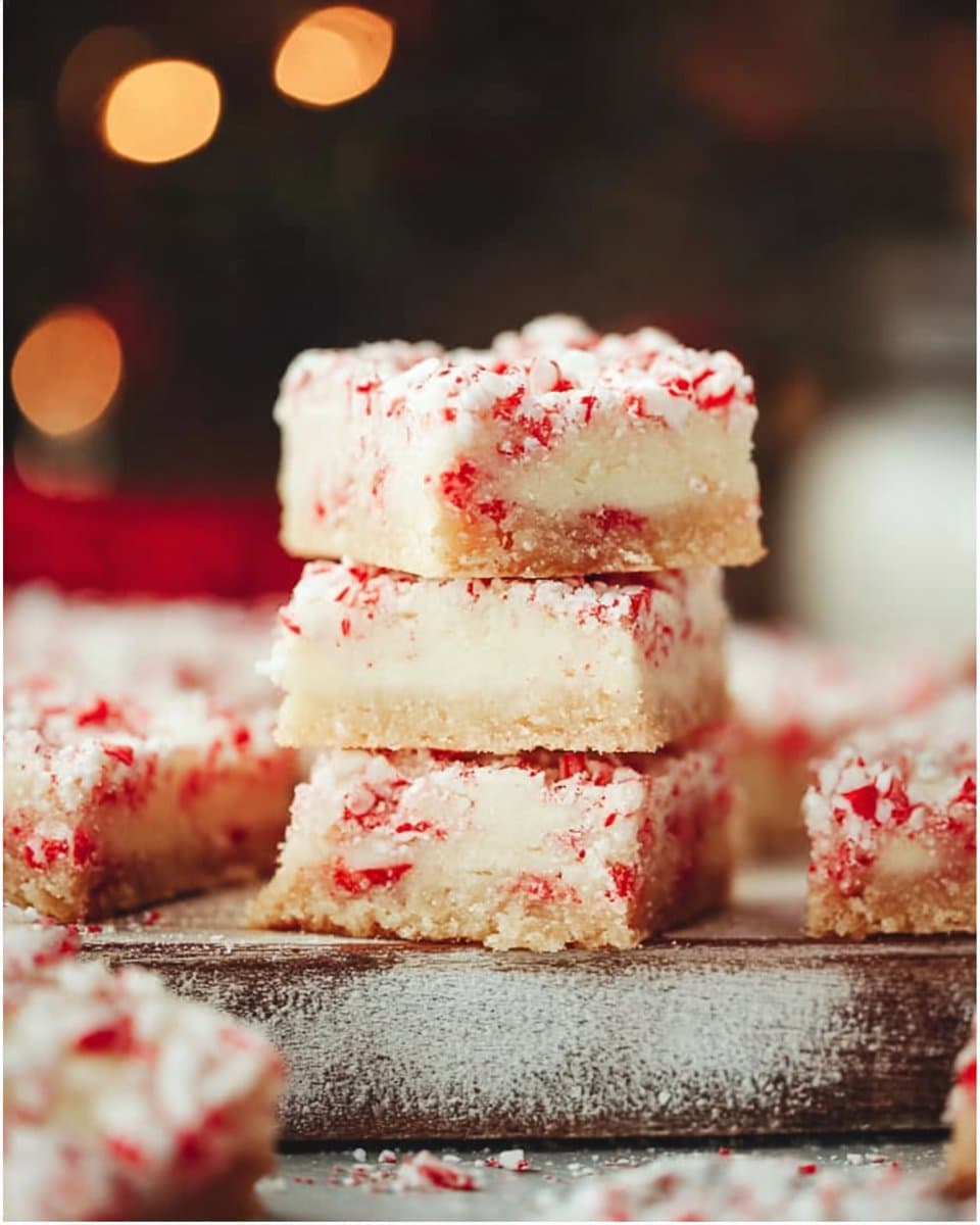 Peppermint Sugar Cookie Bars