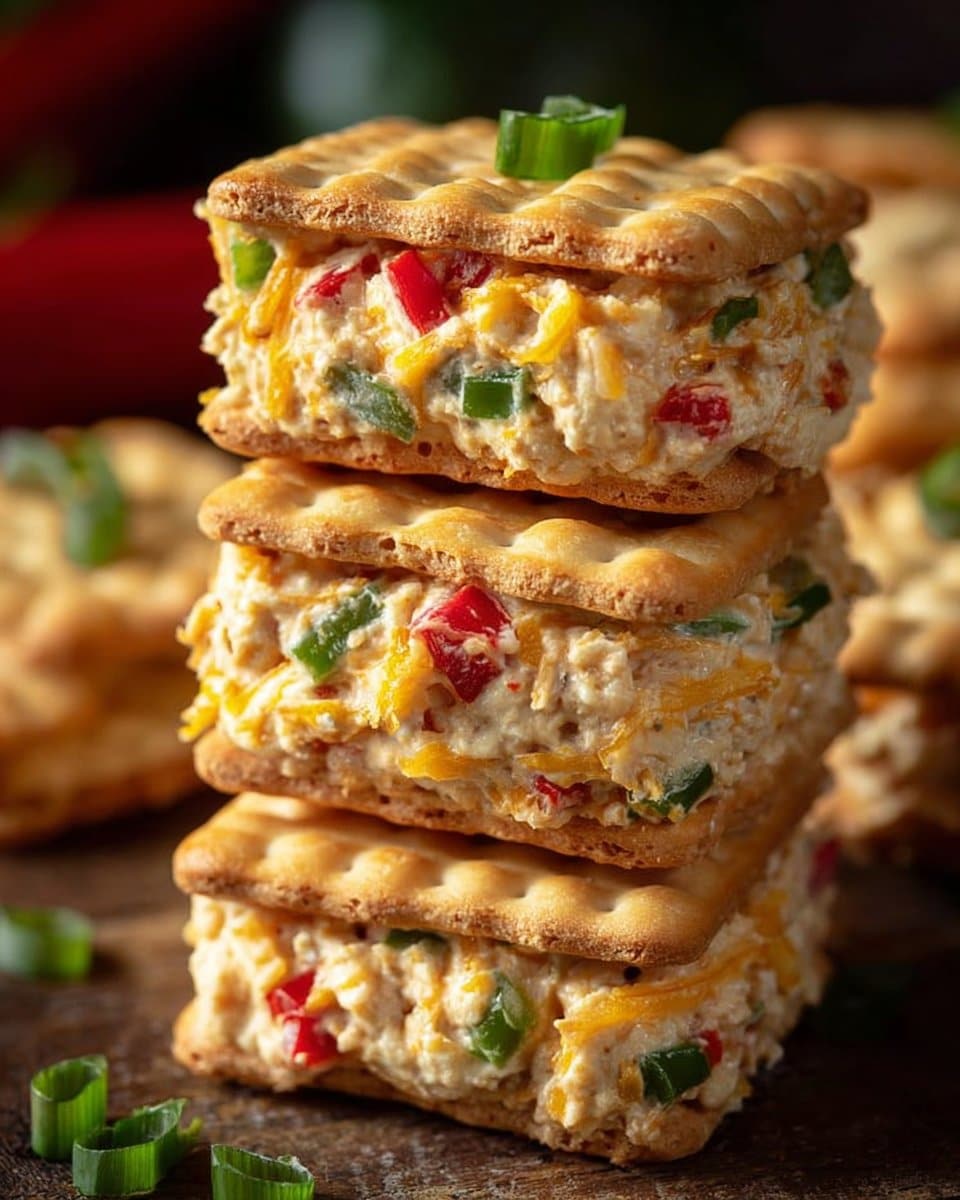 Creamy Cheddar Herb Ritz Cracker Sandwiches