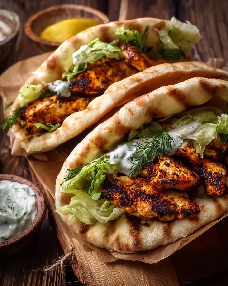 Sheet Pan Chicken Pitas with Herby Ranch
