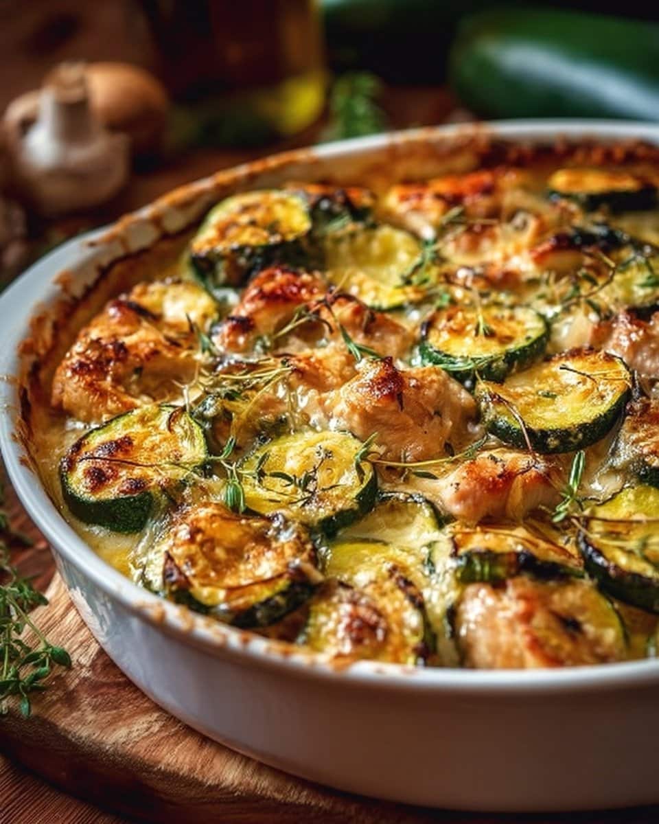 Easy Chicken Zucchini Bake