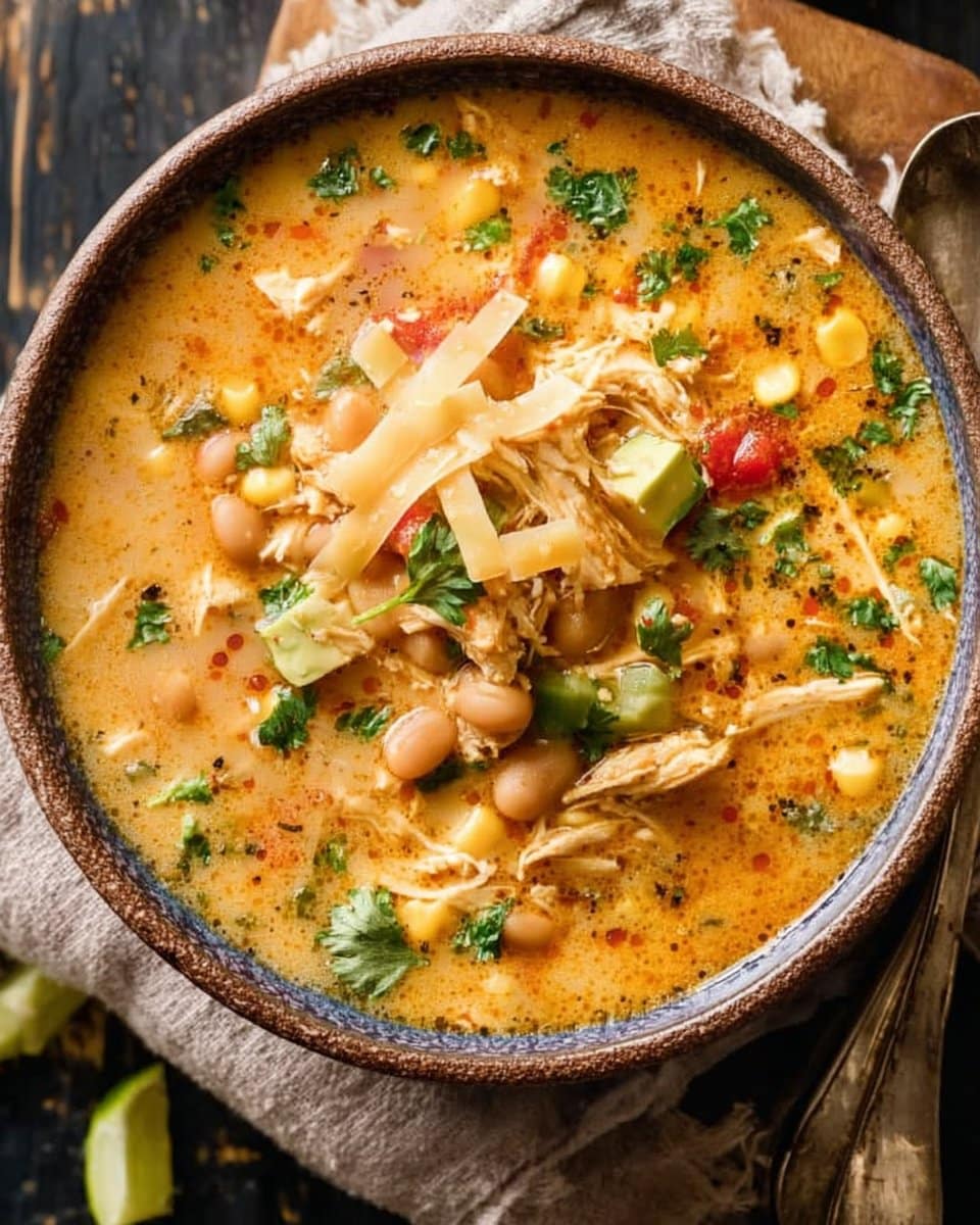 Healthy High Protein White Chicken Chili