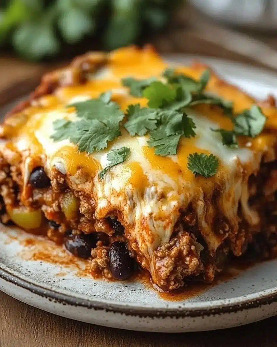 Beef Enchilada Casserole