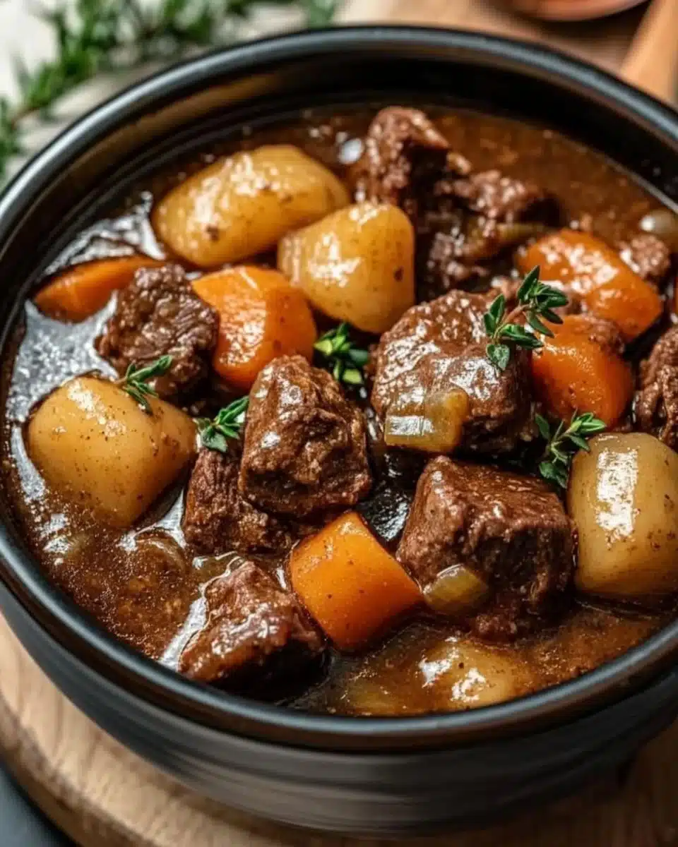 Comforting Crockpot Beef Stew