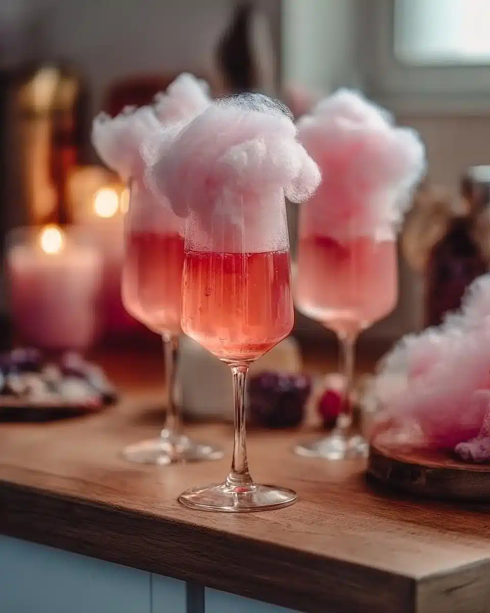 Cotton Candy Mocktails