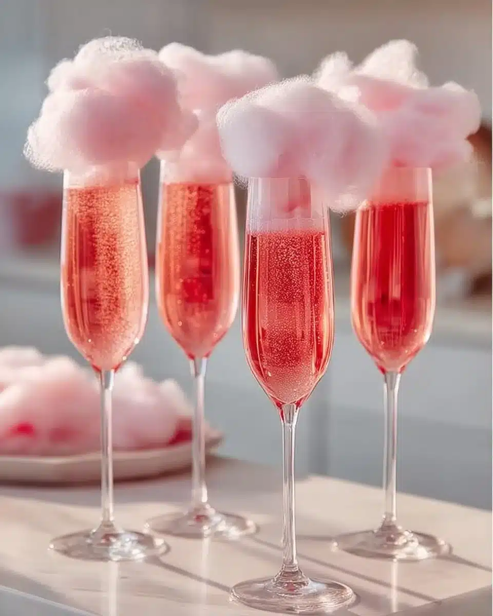 Cotton Candy Mocktails