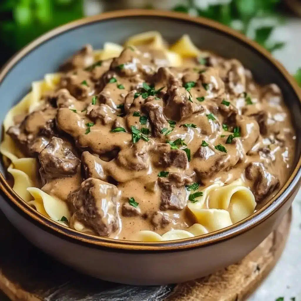 Crockpot Beef Stroganoff