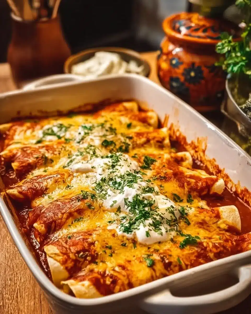 Delicious Chicken Enchiladas