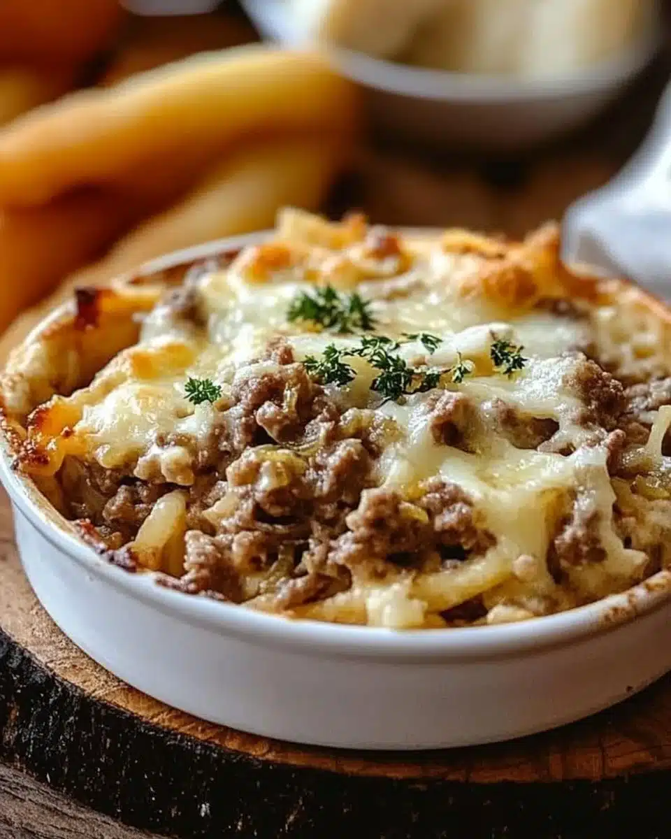 French Onion Beef Casserole