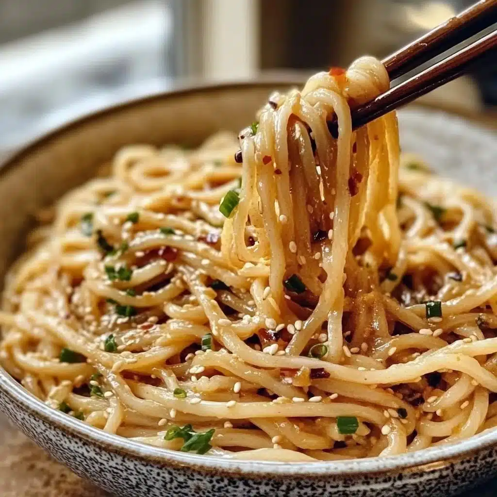 Garlic Sesame Noodles