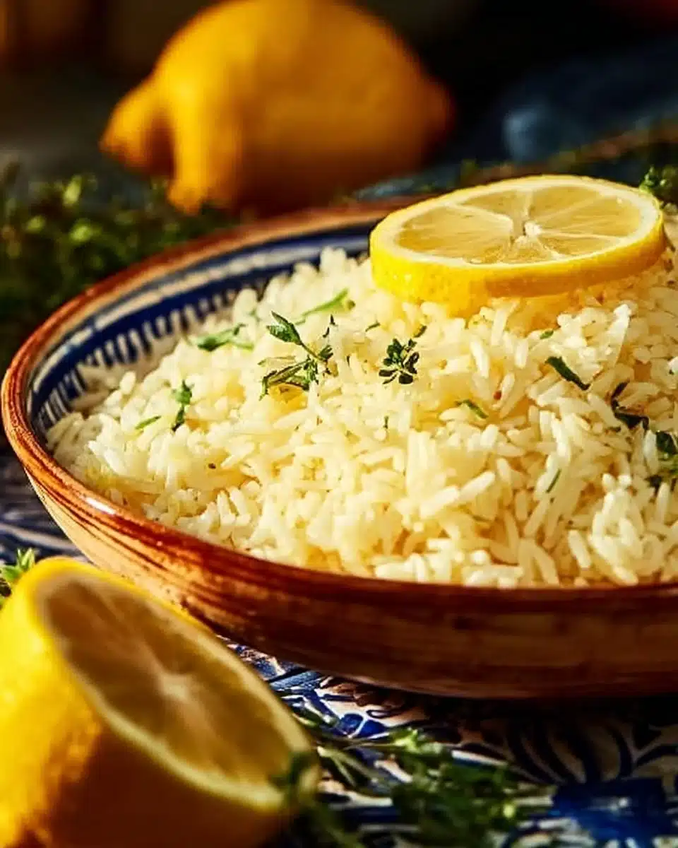 Greek Lemon Rice: A Bright and Zesty Mediterranean Staple