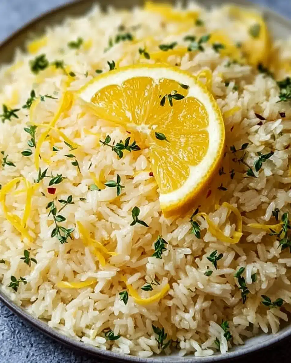 Greek Lemon Rice: A Bright and Zesty Mediterranean Staple