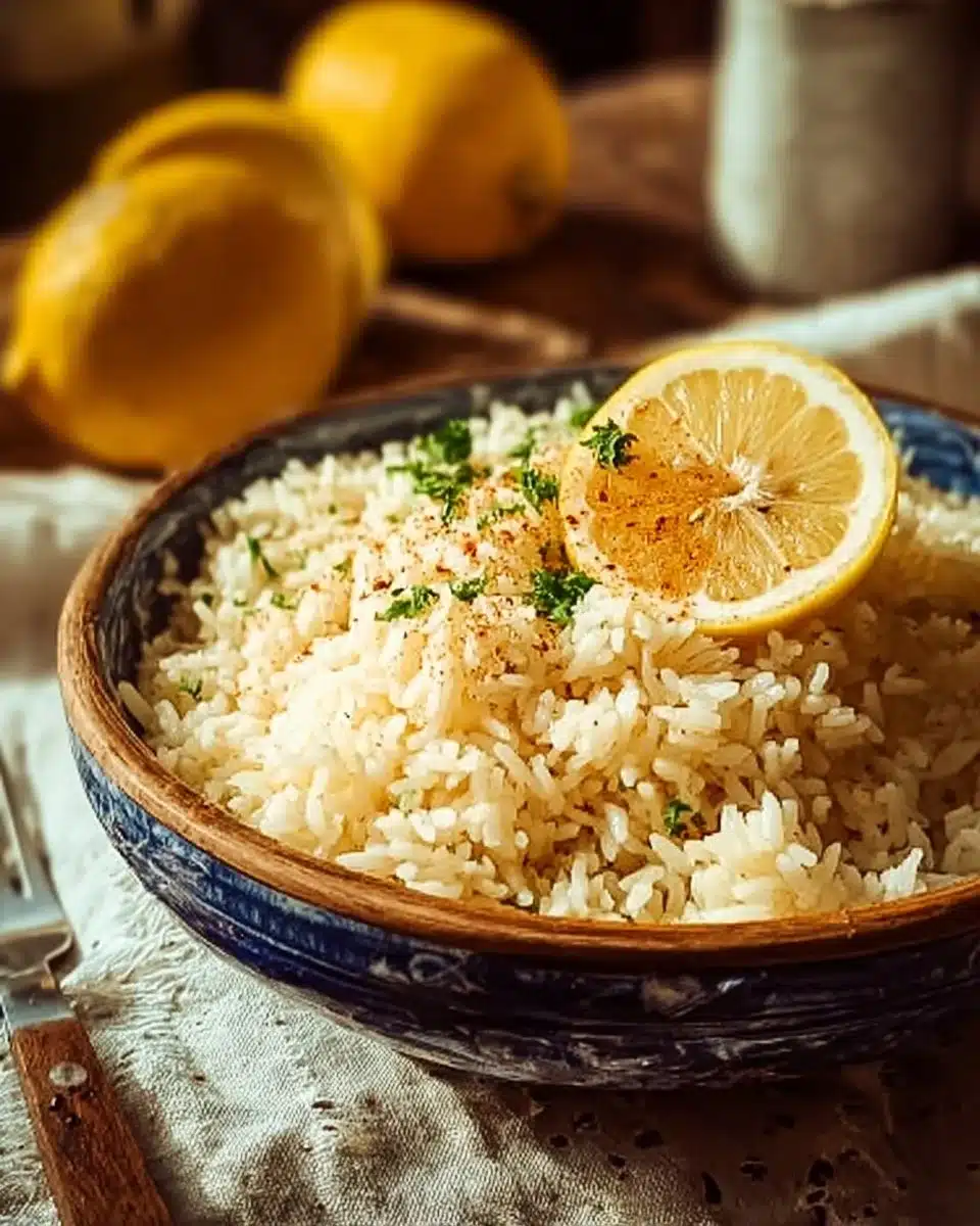 Greek Lemon Rice: An Authentic, Easy, and Delicious Mediterranean Side Dish