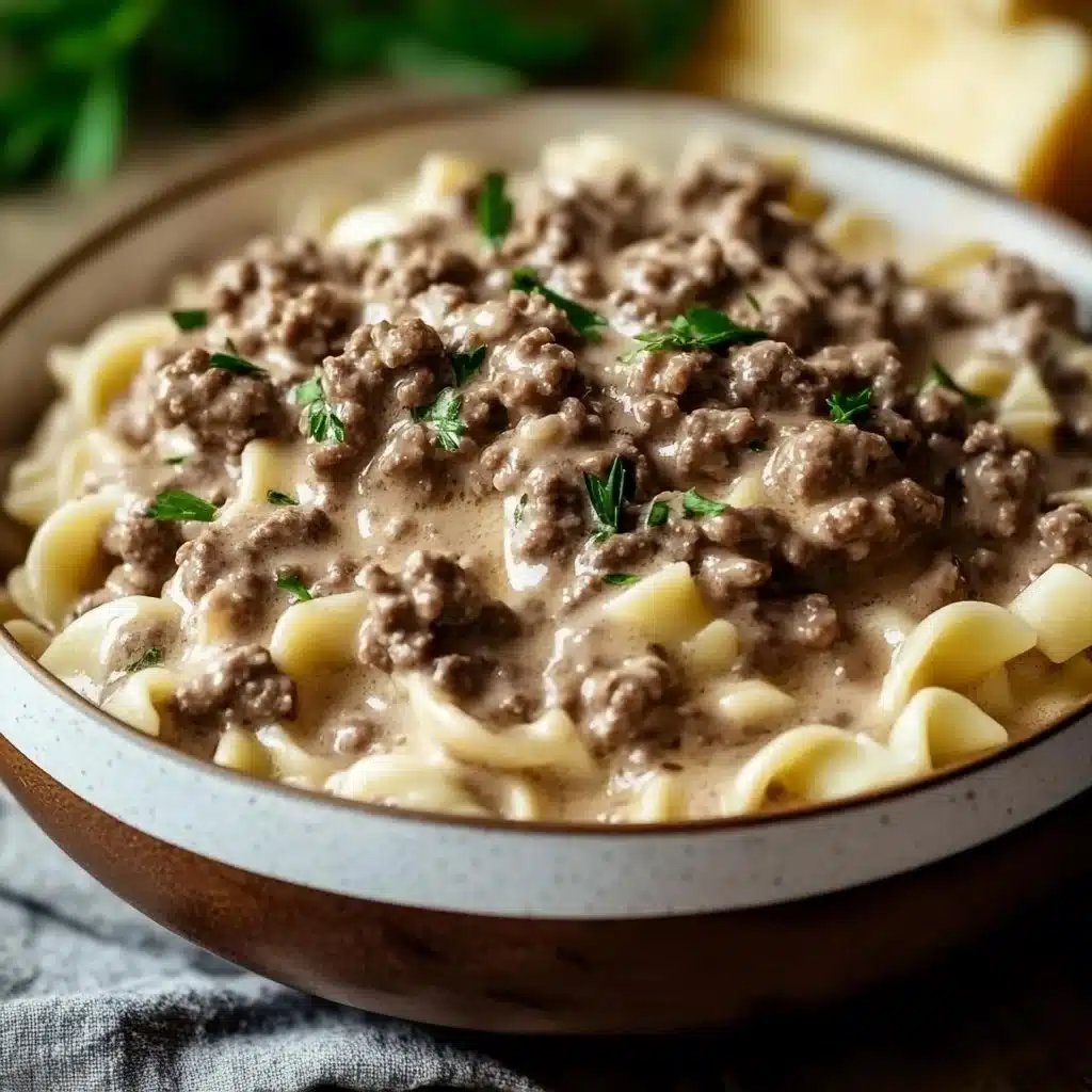 Ground Beef Stroganoff