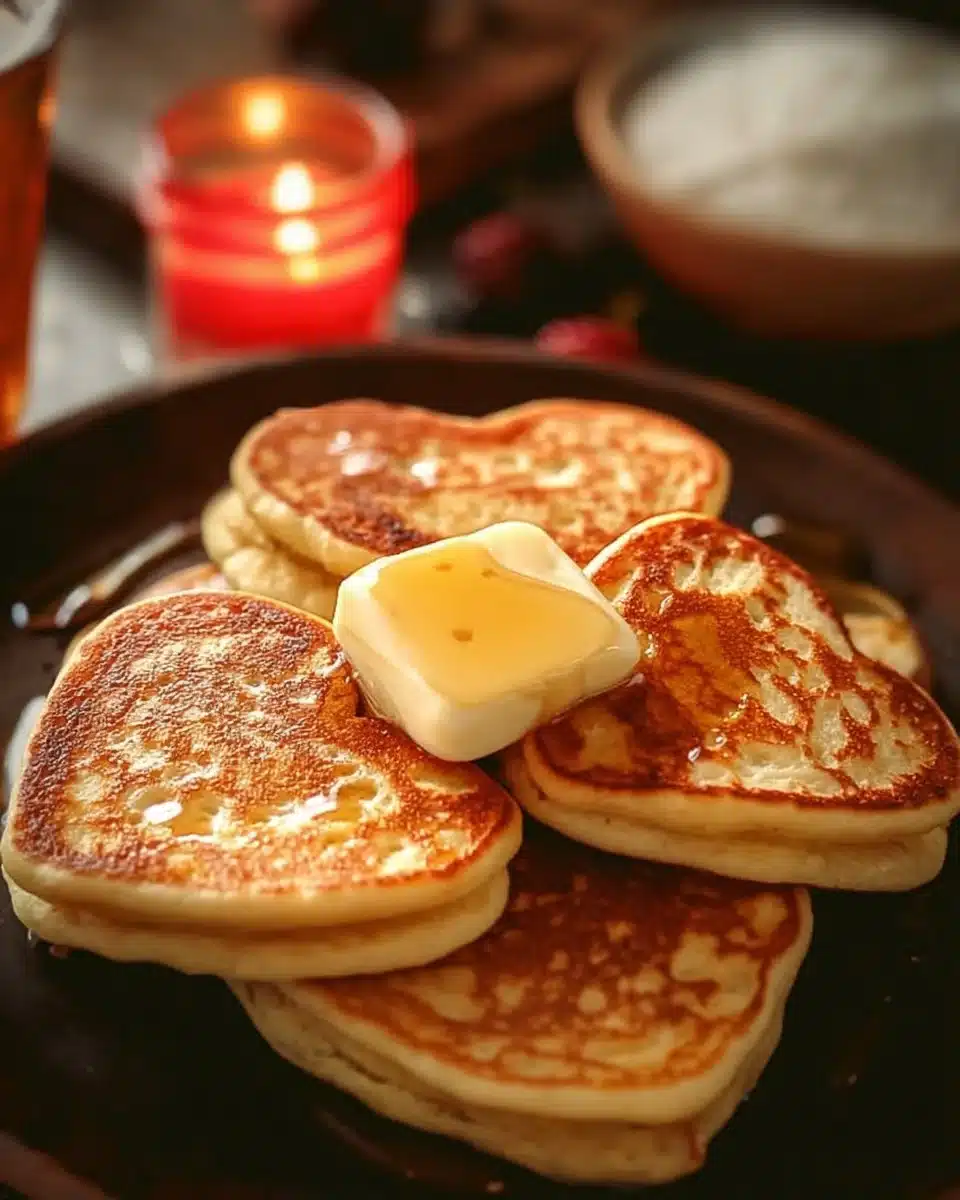 Heart Shaped Pancakes