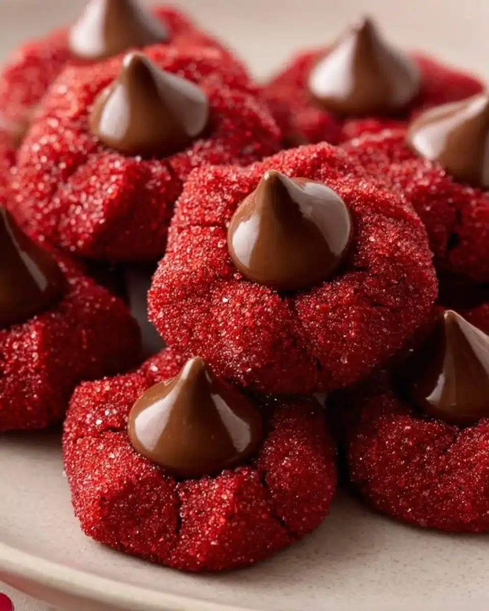 Hershey's Red Velvet Blossoms