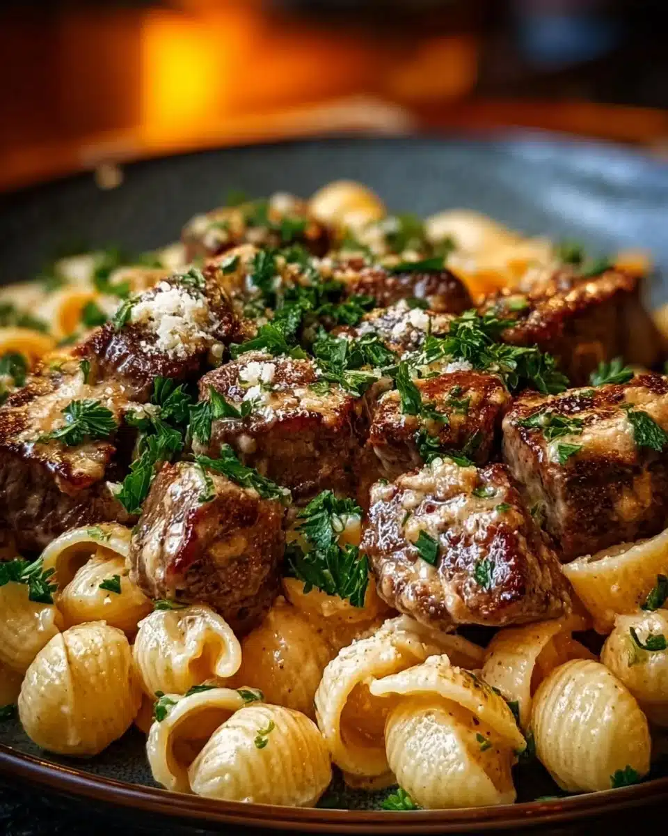 How to Make Juicy Steak Bites with Garlic Butter & Parmesan