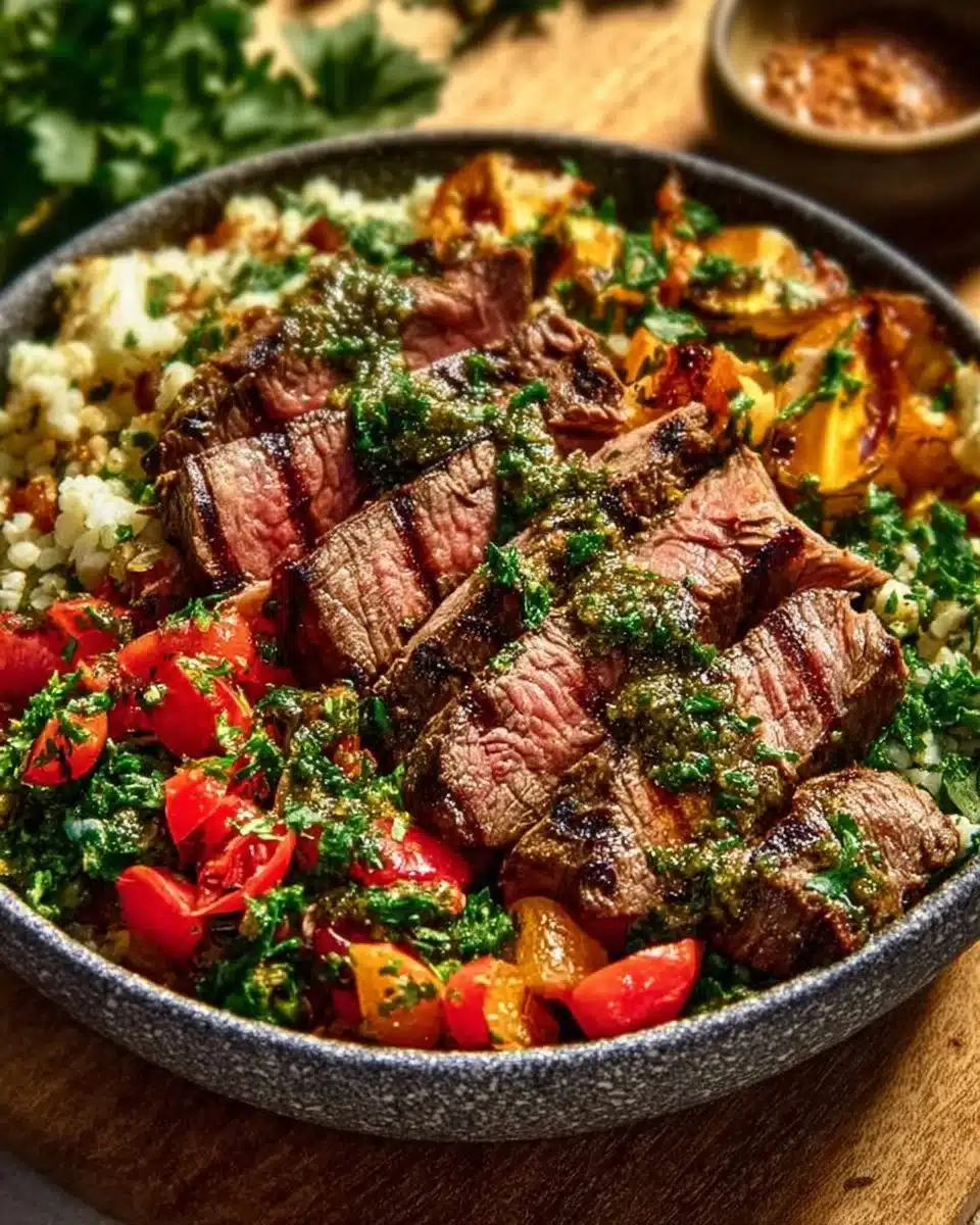 Mediterranean Steak Bowl Recipe