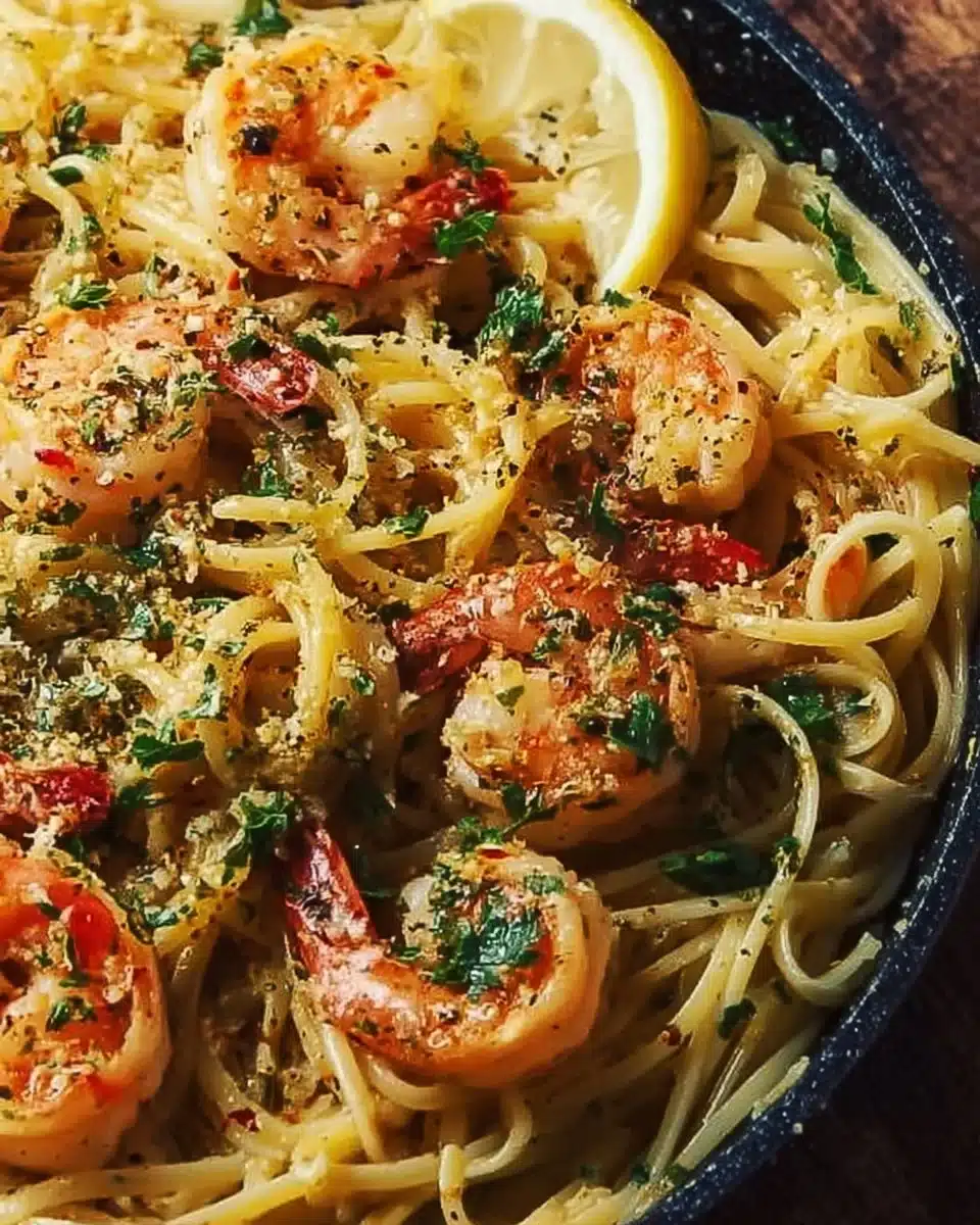Perfect Garlic Lemon Shrimp Scampi Pasta: 1 Amazing Copycat Recipe