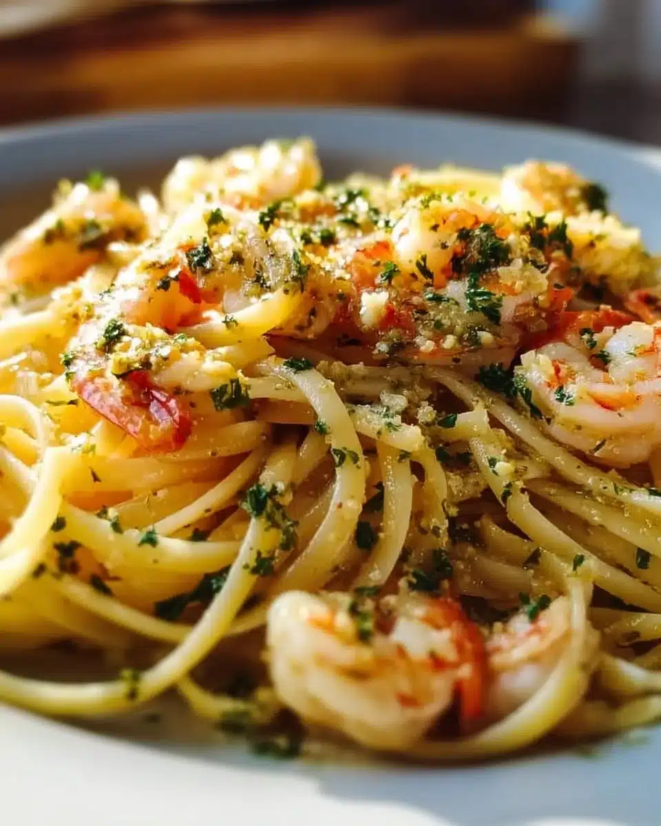 Perfect Garlic Lemon Shrimp Scampi Pasta: 1 Amazing Copycat Recipe