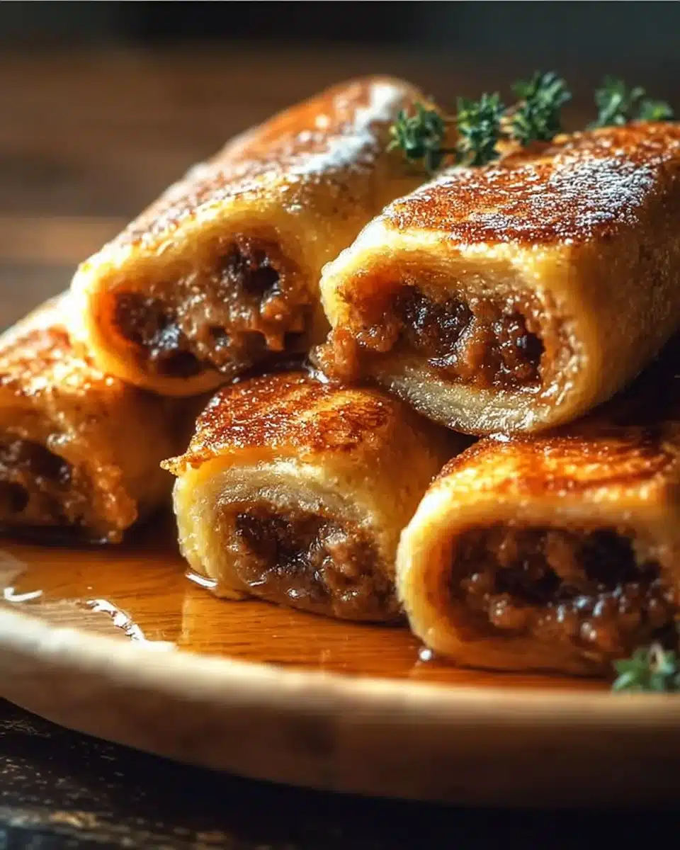 Sausage French Toast Roll-Ups Recipe
