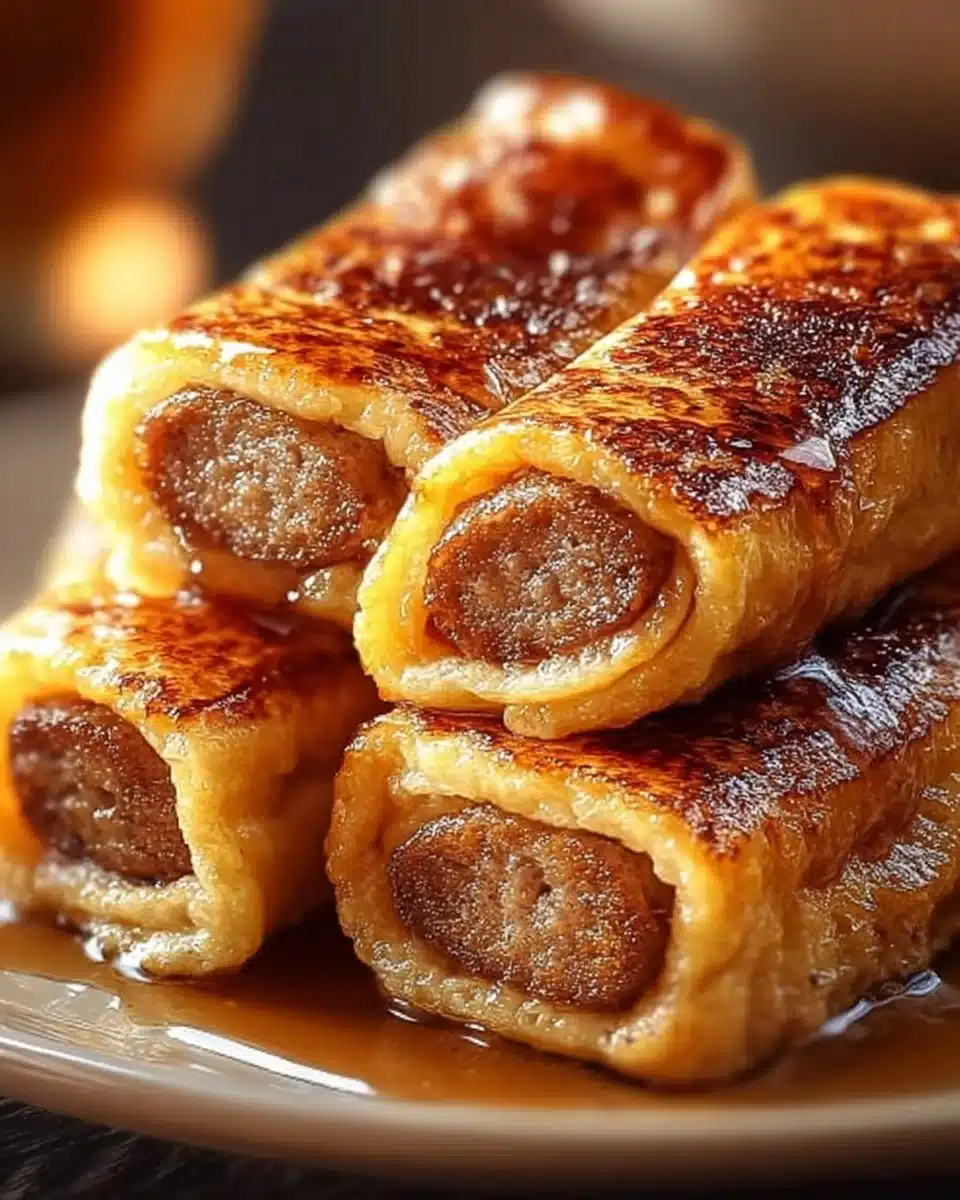 Sausage French Toast Roll-Ups Recipe