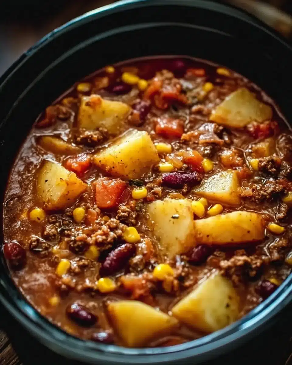 Slow Cooker Cowboy Casserole
