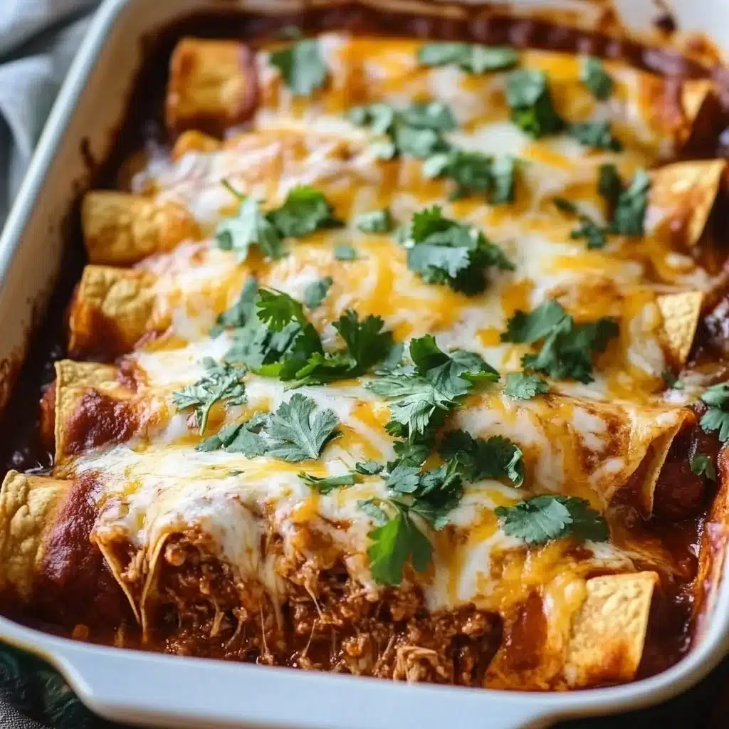 Slow Cooker Shredded Beef Enchiladas