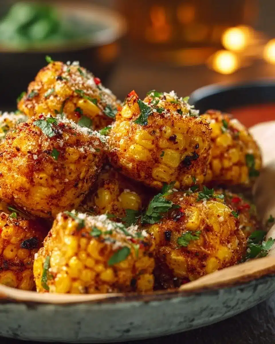 Spicy Mexican Corn Bites