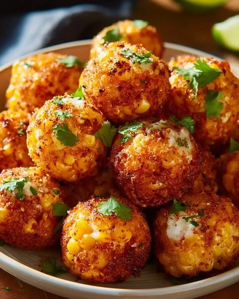 Spicy Mexican Corn Bites