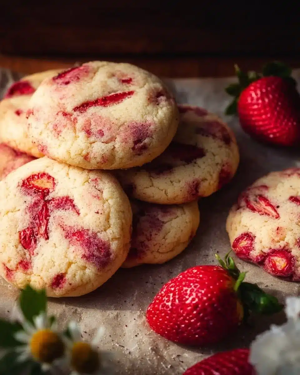 Strawberry Cheesecake Cookies Recipe
