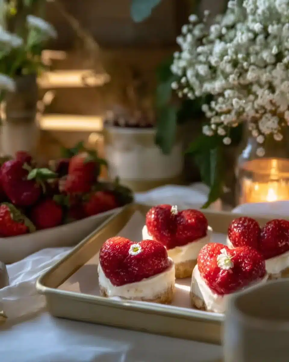 Strawberry Cheesecake Danish Hearts